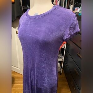 Pre-Owned, Women’s Size 4 CITI DRESS Purple Short Sleeve Mini Dress